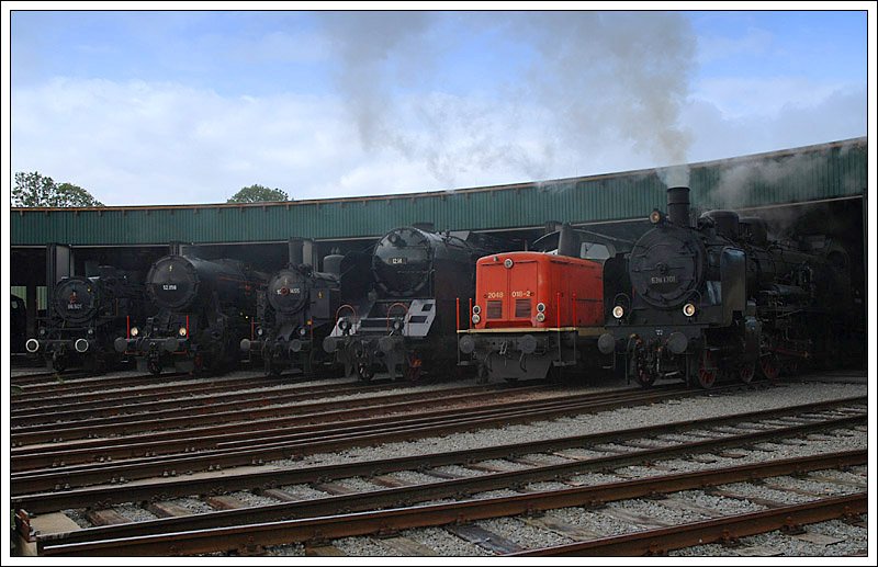 Kleine Parade am 4.10.2008 im Museum in Ampflwang.