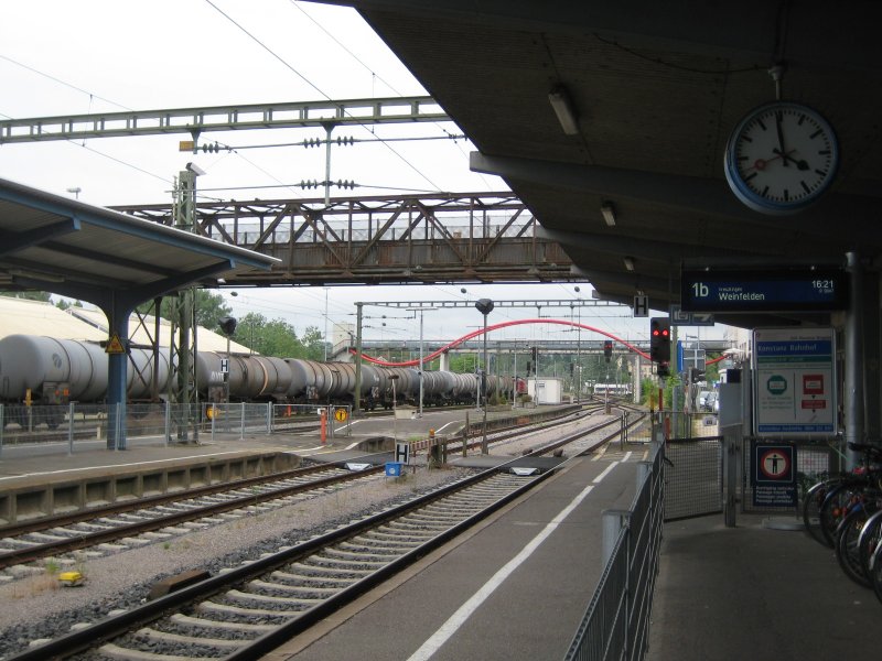 Konstanz Schweizer Bahnhof - 6. Juni 2008
