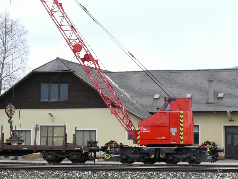 Kranwagen 9766 Oberbauwerk Zeltweg 2007