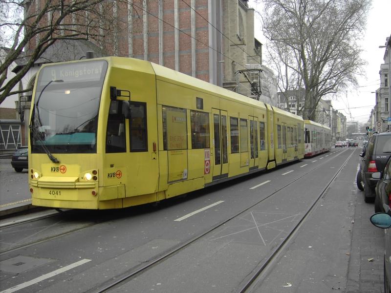 KVB Wagen 4041 am Z�lpicher Platz.