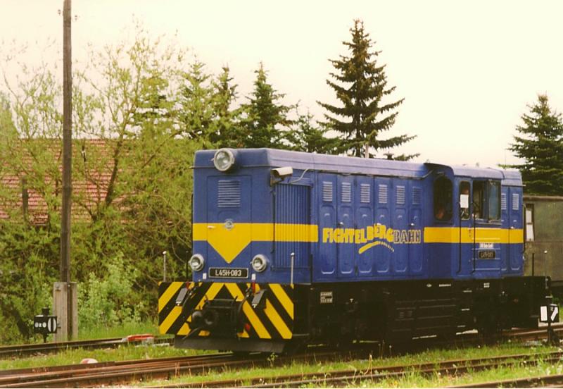 L45H-83 der Fichtelbergbahn in Cranzahl