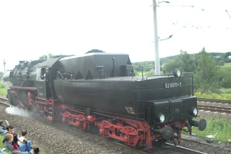 Lbauer 52 8080 zu gast im SEM Chemnitz bei der Lokparade