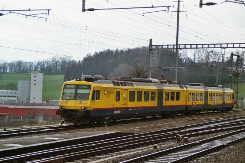 Le Train des Vignes  Puidoux-Chexbres le Fvrier 2005.