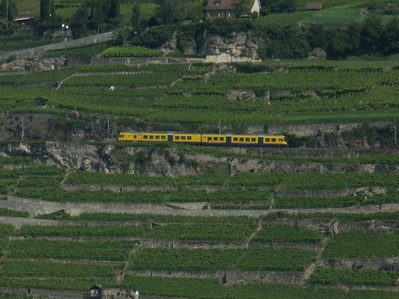 Le Train des vignes entre Chexbres-Village et Vevey 18.08.2007