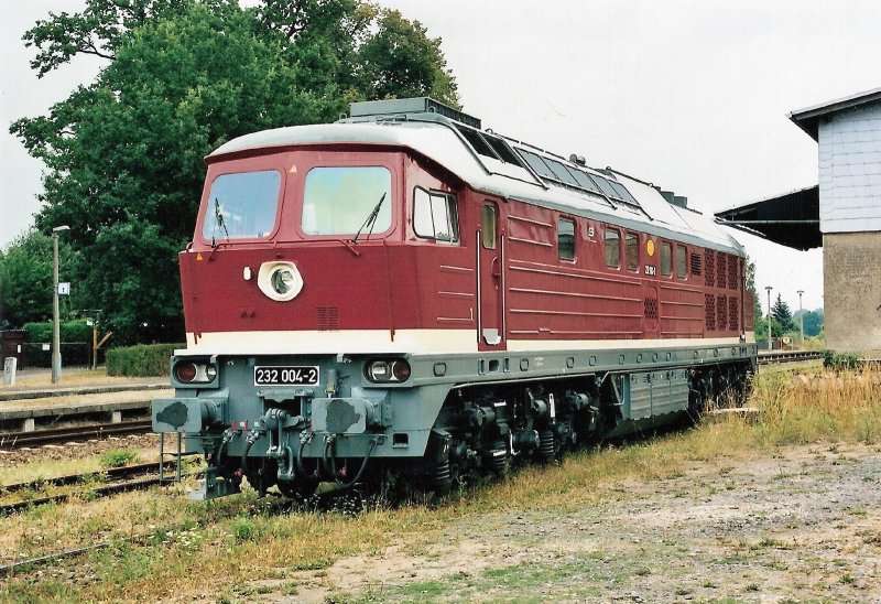 LEG 232 004 ganz frisch nach der Hauptuntersuchung.Deutschenbora den 05.08.2006