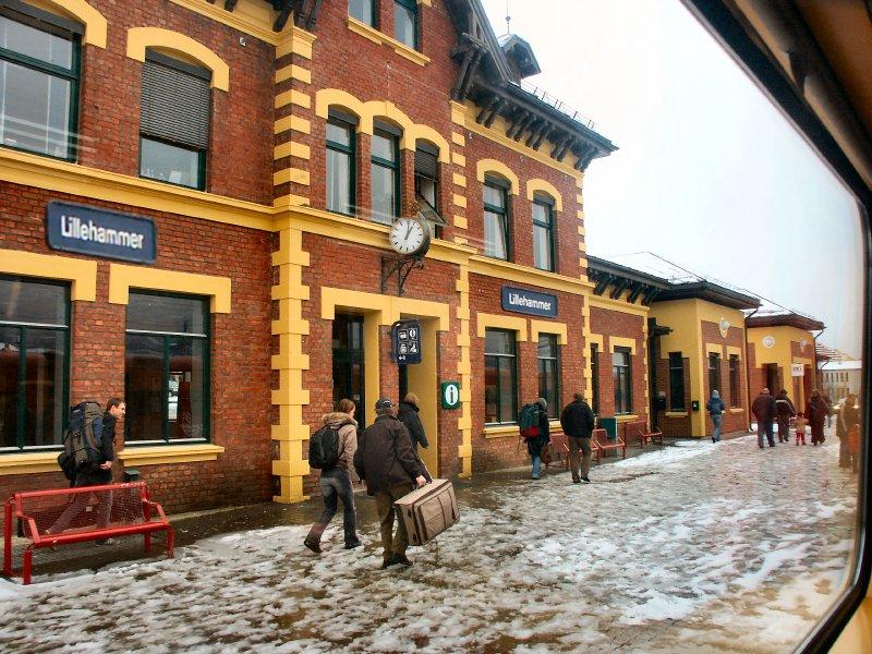 Lillehammar- das alte Bahnhofsgebude