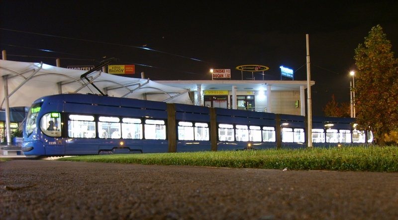 Linie 17 - Endhaltestelle Borongaj.