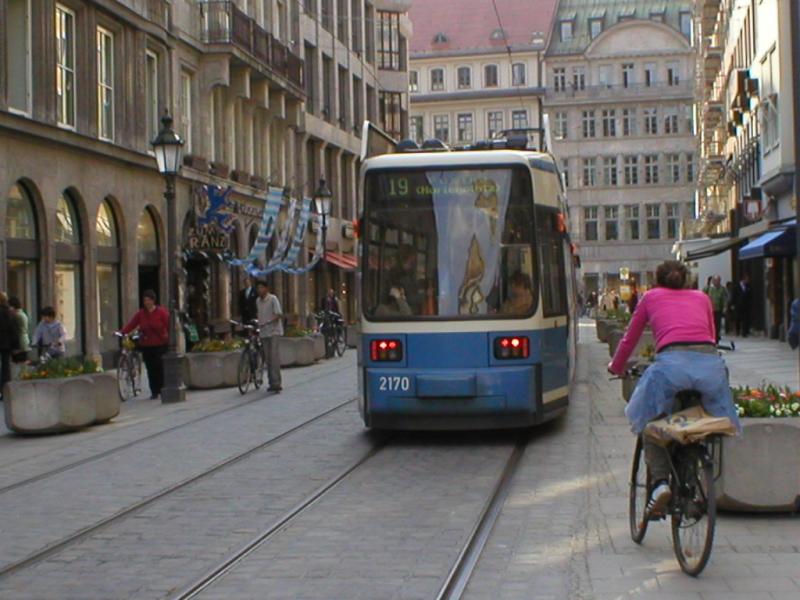 Linie 19 Pasing (Marienplatz) am 2005-04-07