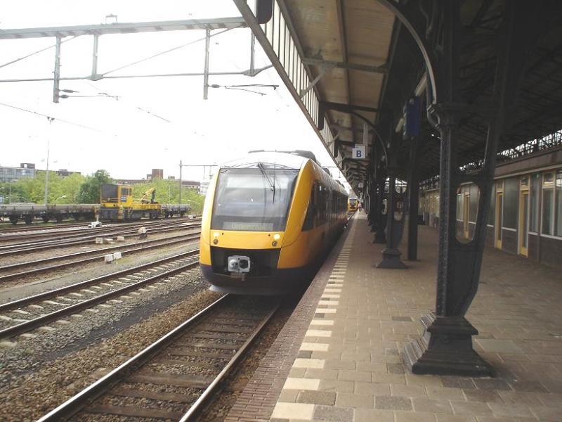Lint 29 in Hengelo als trein 31257 naar Oldenzaal, 9 juni 2005
