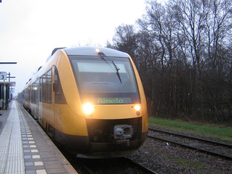 Lint 43 te Marinberg als trein 31058 naar Almelo - 3 januari 2007