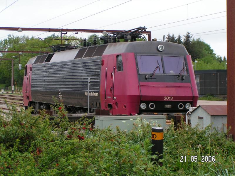 Litra EA 3013 Wilhelm Hellesen steht am 21.05.2006 im dnischen Grenzbahnhof Padborg.