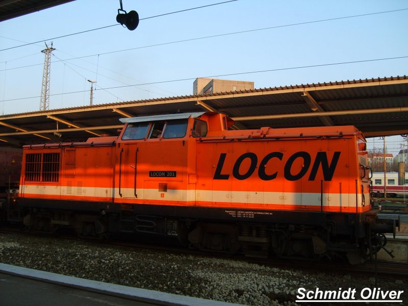 Locon 201 bei Gleisarbeiten in Berlin-Lichtenberg