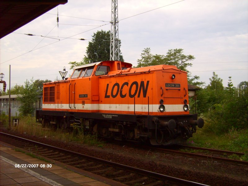 LOCON 201 steht abgestellt in Eisenhttenstadt.22.08.07