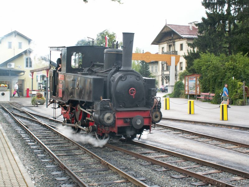 Lok 2 am 4.8.08 beim umspannen in Jenbach.