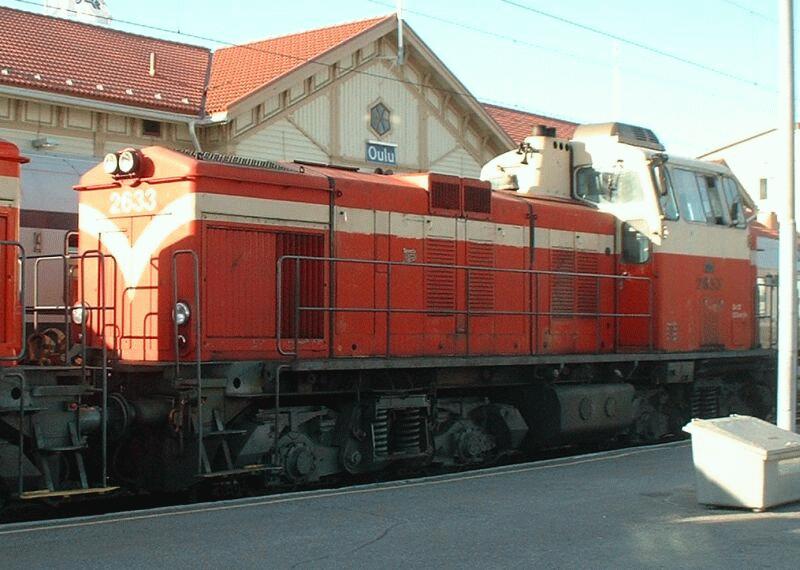 Lok 2633 am 06.09.2002 in Oulu.