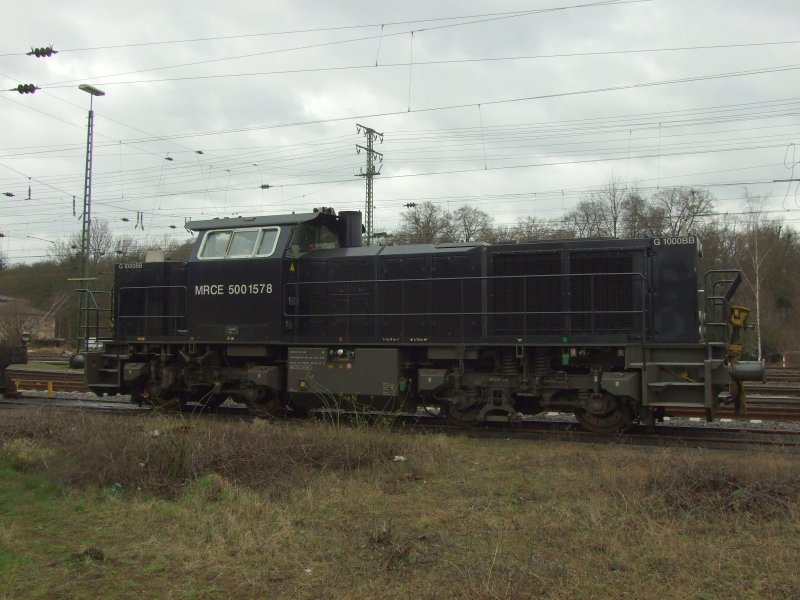 Lok 500 1578 der MRCE steht in Ko-Ltzel.Gesehen und Fotografiert bei einem Besuch des DB-Museum Koblenz.1.3.08