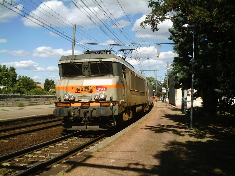 Lok 7253 im Bahnhof von Tarascon. Aug. 07