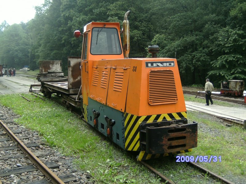 Lok 81 des HFD, eine Unio aus Rumnien Bj 1980, im Museum seit 1988!