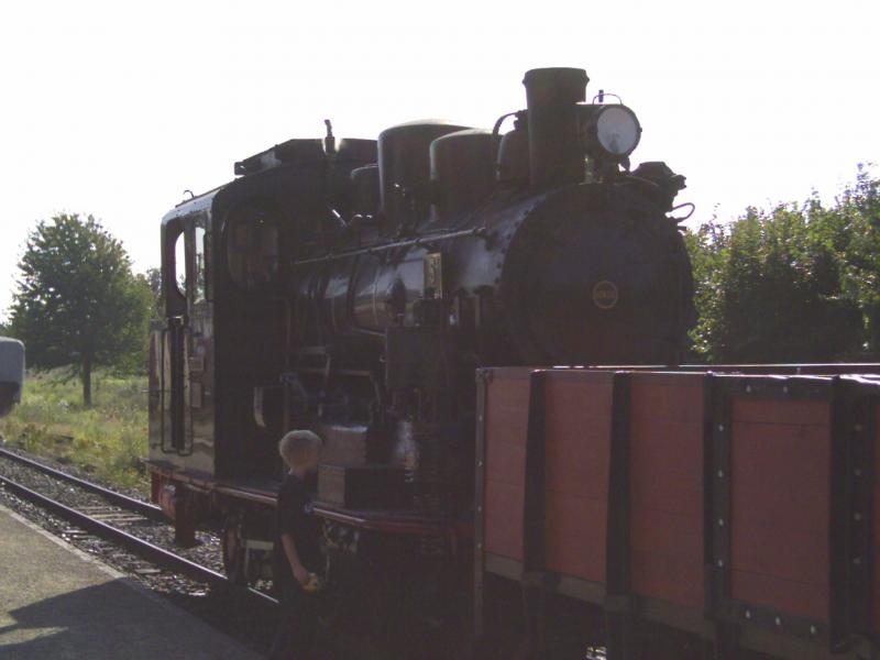 Lok Regenwalde beim rangieren im Bahnhof Schierwaldenrath
Sommer 2005
