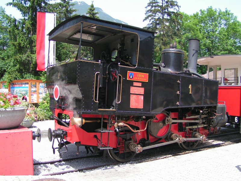 Lok1(EBEN) ist bereit zur Abfahrt 2006-06-20