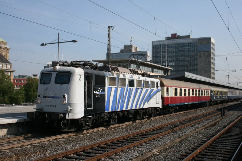 Lokomotin 139-133-3 mit dem Hetzerahter in Essen HBF.(18.9.2009)