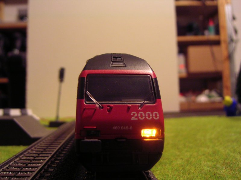 Lokomotive Re 460 hinten
Auf meiner Anlage