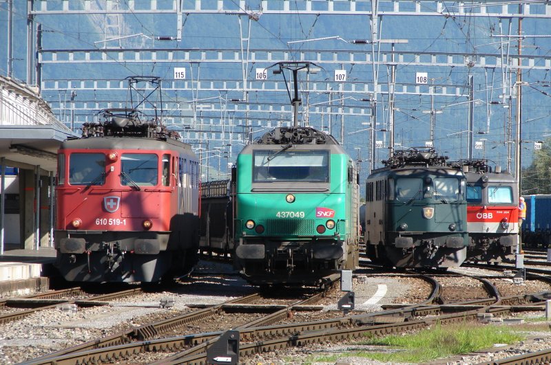 Lokparade in Buchs SG, 06.08.08