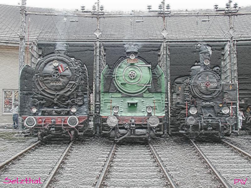 Lokparade in Selztal/A 2003