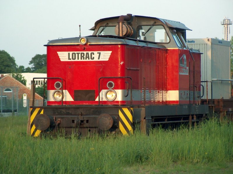 LOTRAC 7 im Bahnhof Laucha (Unstrut); 13.05.2008