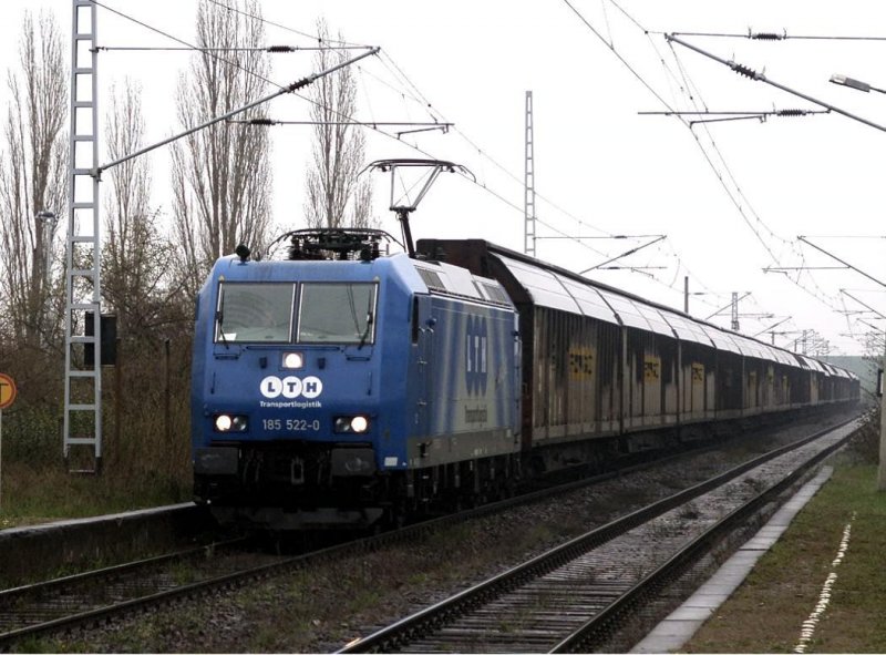 LTH  185 522-0 am Hp. Teutschenthal /Ost.   09.04.08