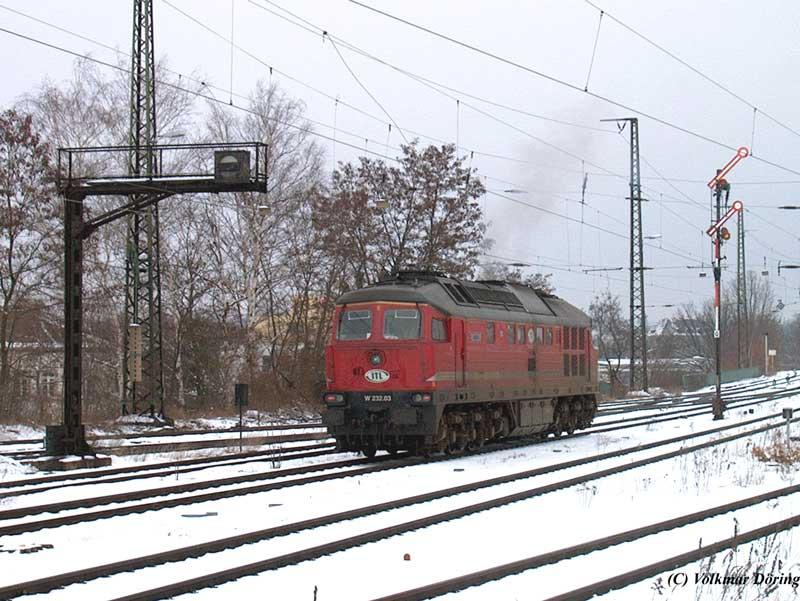  Ludmilla  232.03 von ITL bei Durchfahrt in Dresden-Neustadt - 27.02.2005
