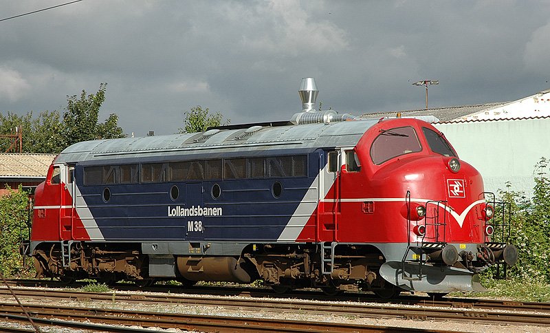 M 38 der Lollandsbanen (es DSB MY 1158) in Odense
50 Jahre NOHAB in Dnemark, August 2004