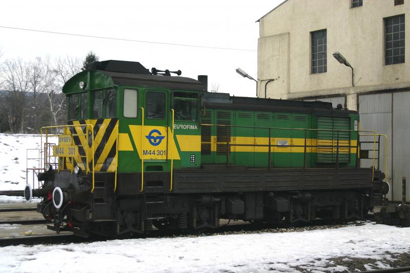 M44 301 der GySEV am 7.2.2006 im Bahnhof Sopron.
