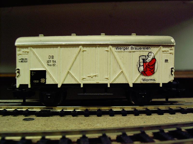 Mrklin Bierwagen mit Beschriftung Werger Brauerei Worms.