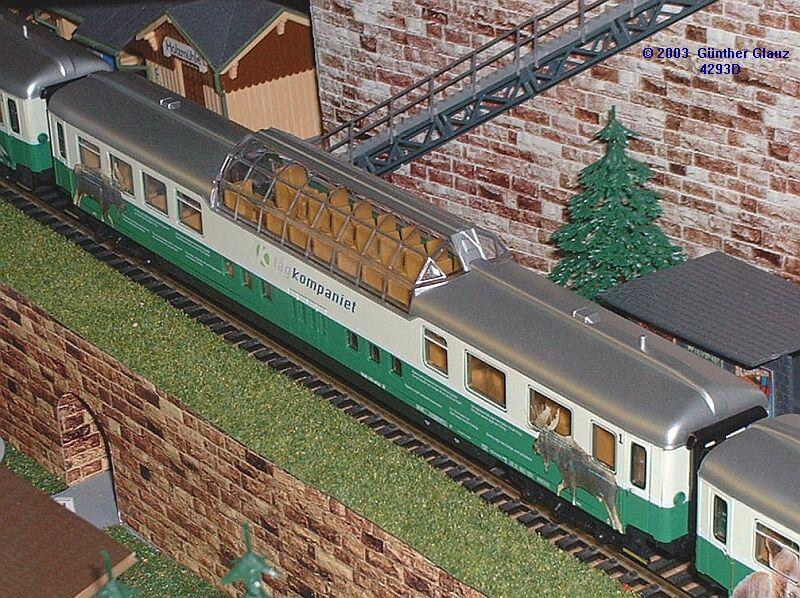 Mrklin-Zugpackung 26727, Panoramawagen  Elch 