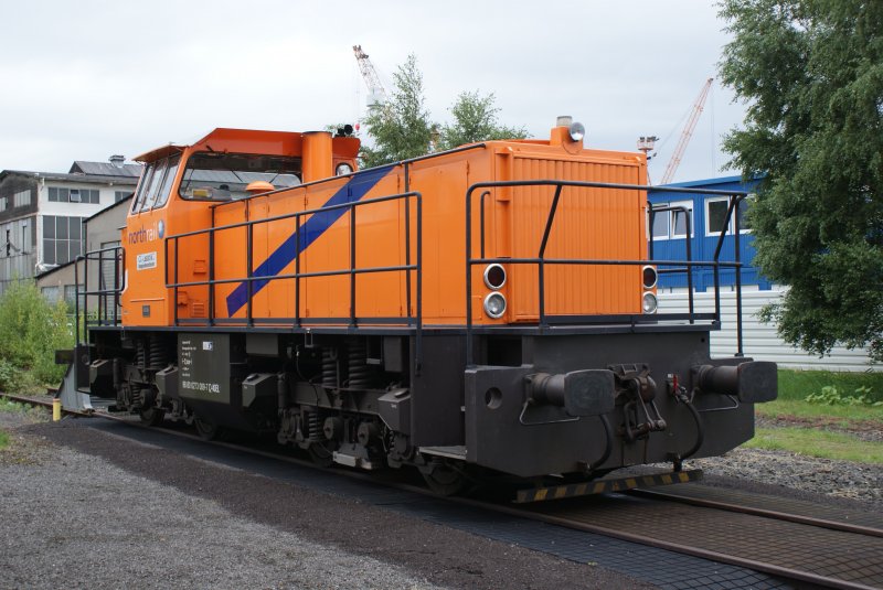 MaK G 1000 BB (273 009-7) stand am 09.08.2009 im Bremerhaven abgestellt.