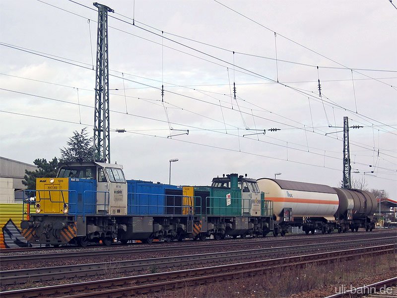 MAK G 1206 - R4C 1202 und 1204 am 12.01.2007 in Gau-Algesheim