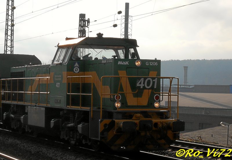 MAK G 1206. Witten Hbf. 18.11.2007.