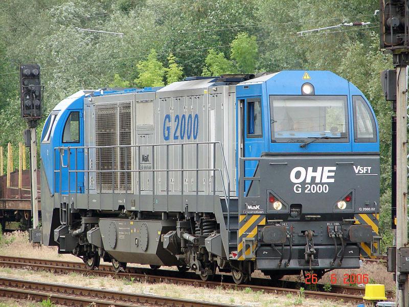MAK G 2000 stand in Rostock/Bramow. 26.6.06