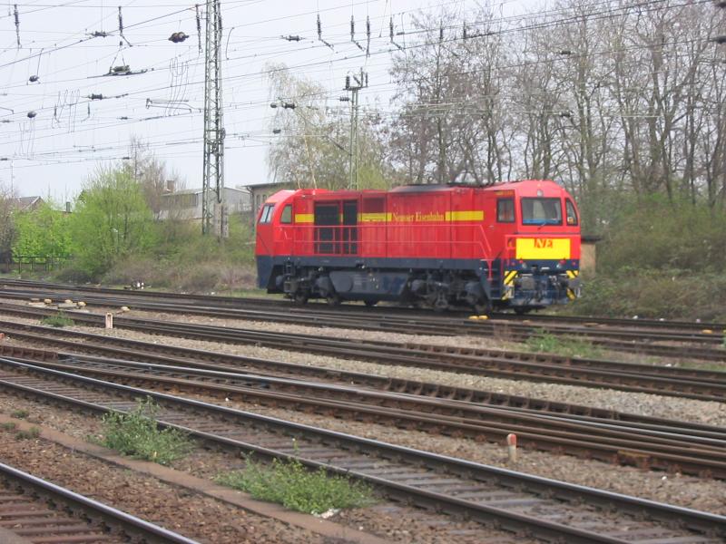 MaK G2000 der Neusser Eisenbahn im HBf Mnchengladbach