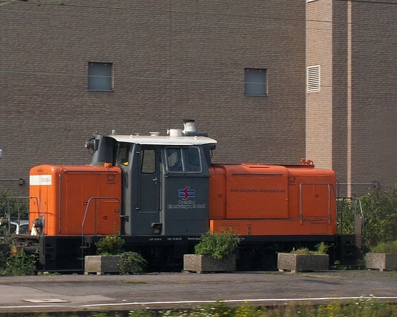 Mal was anderes in Krefeld...die 360 608-4 der Bocholter Eisenbahn. Das Foto stammt vom 12.08.2007