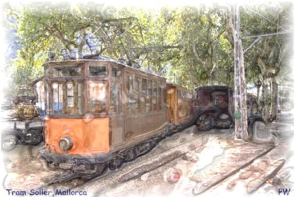 Mallorca,Tram in Sollr