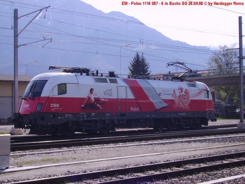 Man sieht sich im Leben im 2 - mal..
So ergings mir jedenfalls mit dem EM - Polen Taurus 1116 087 - 6.
Buchs SG 28.04.08