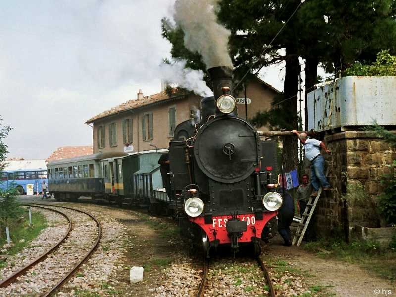 Mandas - Arbatax. Wasserfassen in Lanusei (13. September 1989)