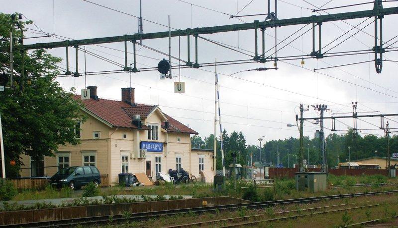 Markaryd: vor wenigen Jahren ein Knotenpunkt,
jetzt nur noch Gterverkehr