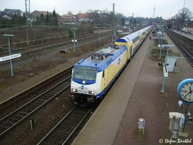 ME 146-08  Uelzen  kurz vor der Weiterfahrt nach Bremen.
Die Maschinen sind nach Stdten auf den beiden Strecken Hamburg - Bremen und Hamburg - Uelzen benannt.