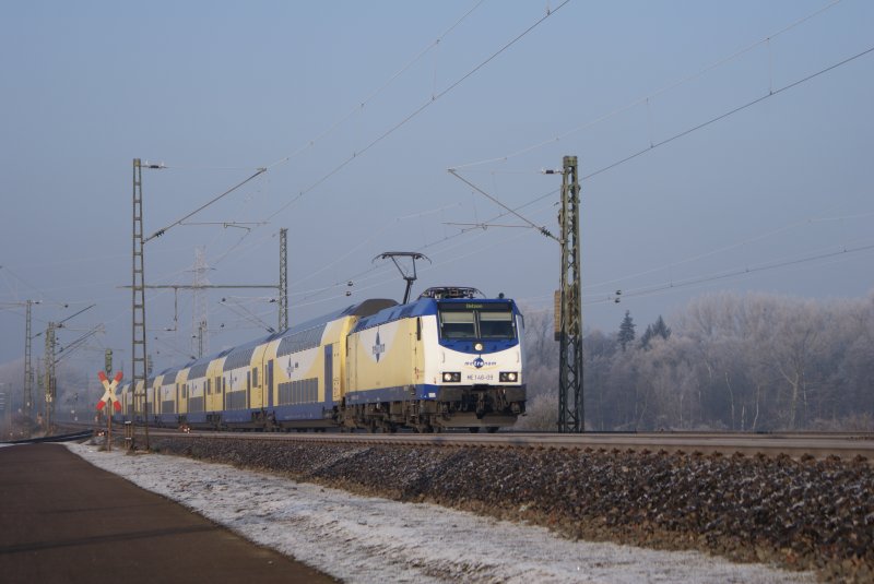 ME 146-09 nach Uelzen in Maschen Rbf am 31.12.2008