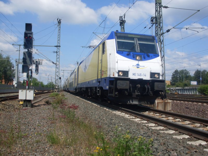 ME 146-14 als ME Richtung G�ttingen in Hannover Messe/Laatzen