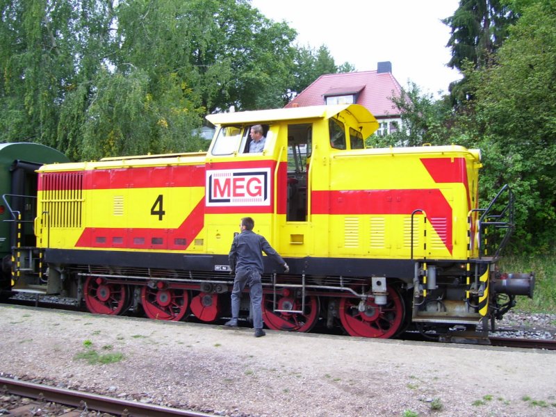 MEG 4 im Bf Freyburg (Unstrut); 08.09.2007
