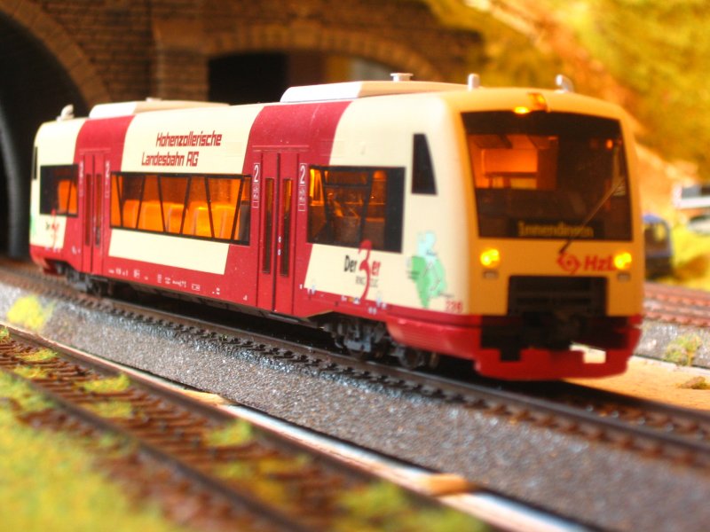 Mein VT 236 der HzL von der Firma Bemo auf meiner Anlage